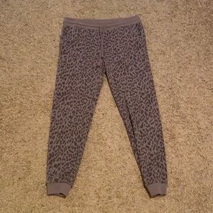 American Eagle purple camo joggers